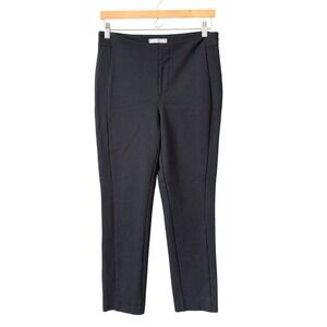 I‎ Love Tyler Madison ILTM Navy Blue Slim Leg Pull On Dress Pants Ponte Size M